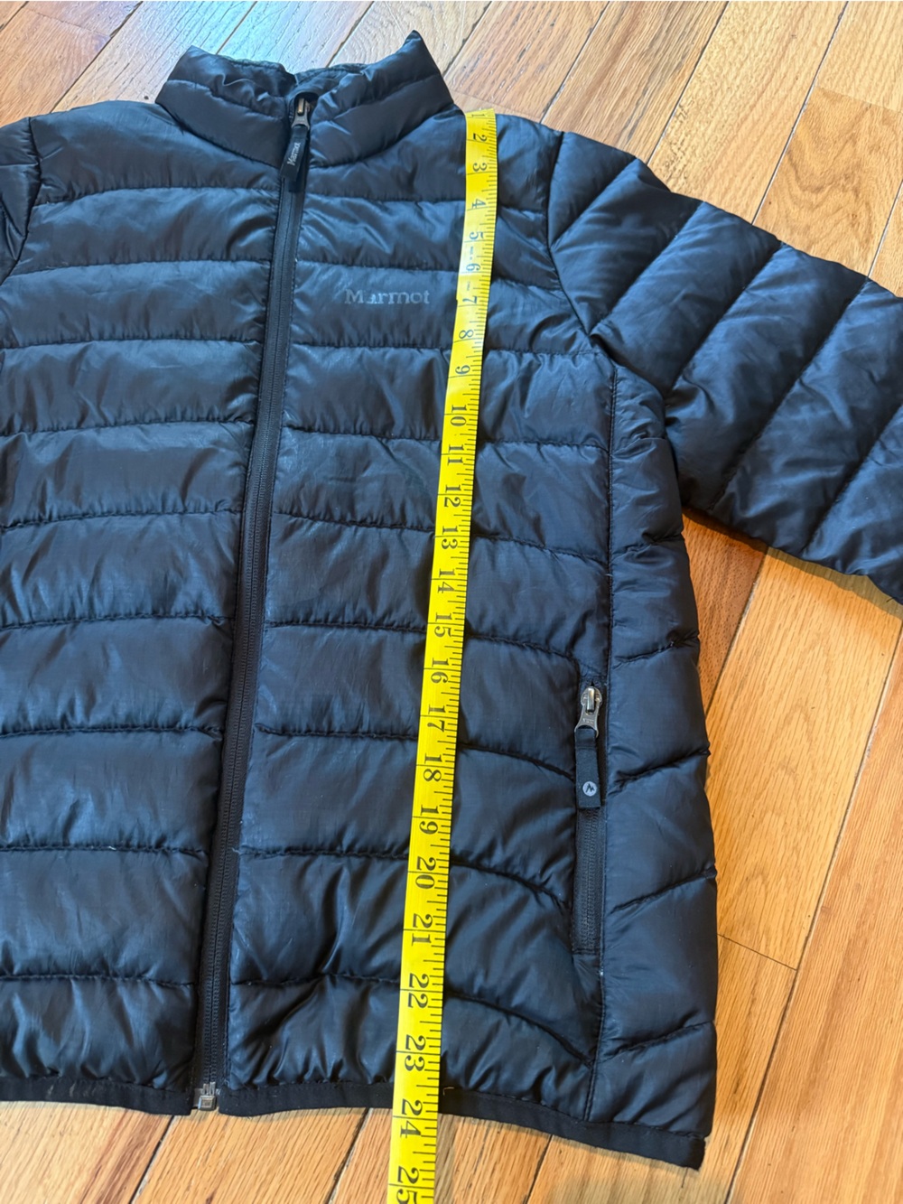 Marmot Youth Boys Size XL Black 600-Fill Down Quilted Puffer Jacket - Picture 15 of 16